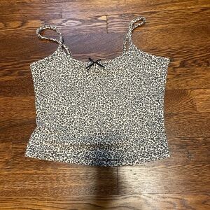 Leopard Print Women's Top